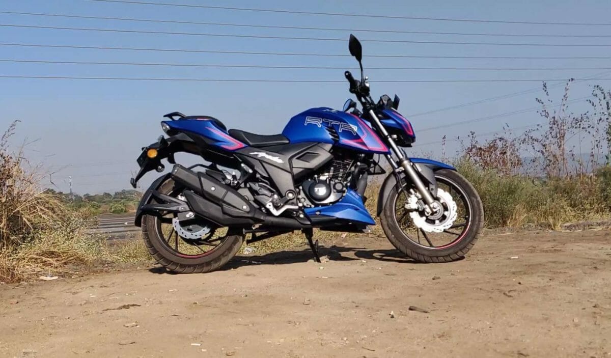 TVS Apache RTR  V ride modes review