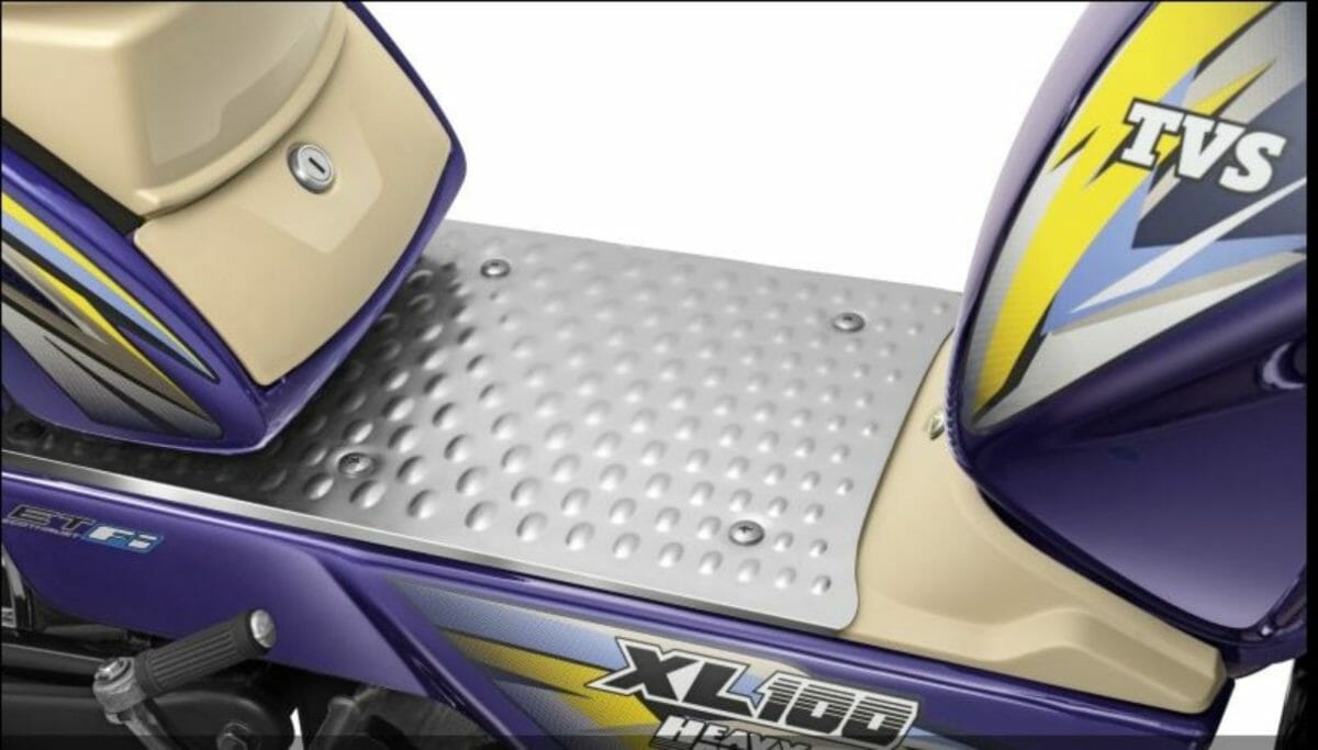 TVS XL 100 winner edition floorboard