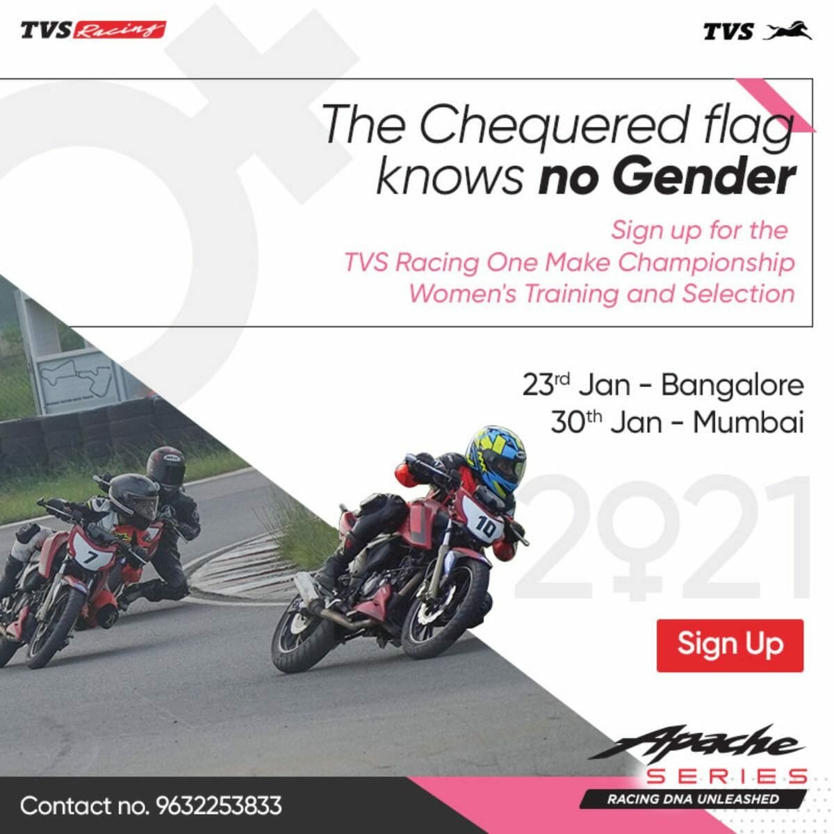 TVS women racing