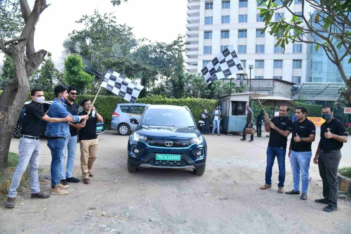 Tata Nexon EV Mileage rally