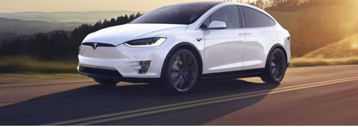 Tesla model X front  quarters