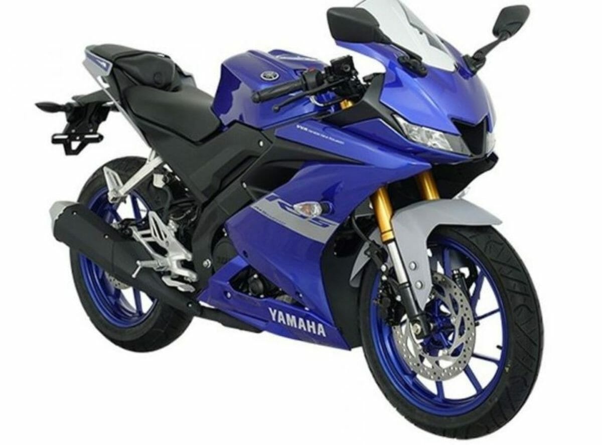 Yamaha R  metallic blue