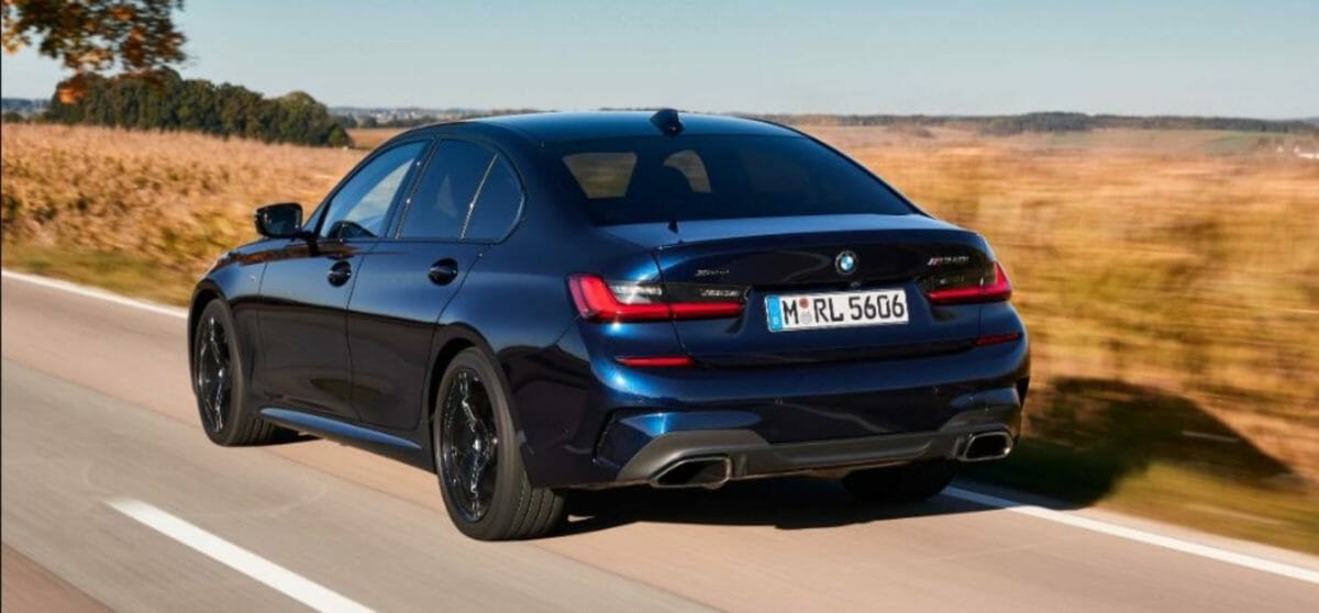 BMW M340i rear 3 quarters