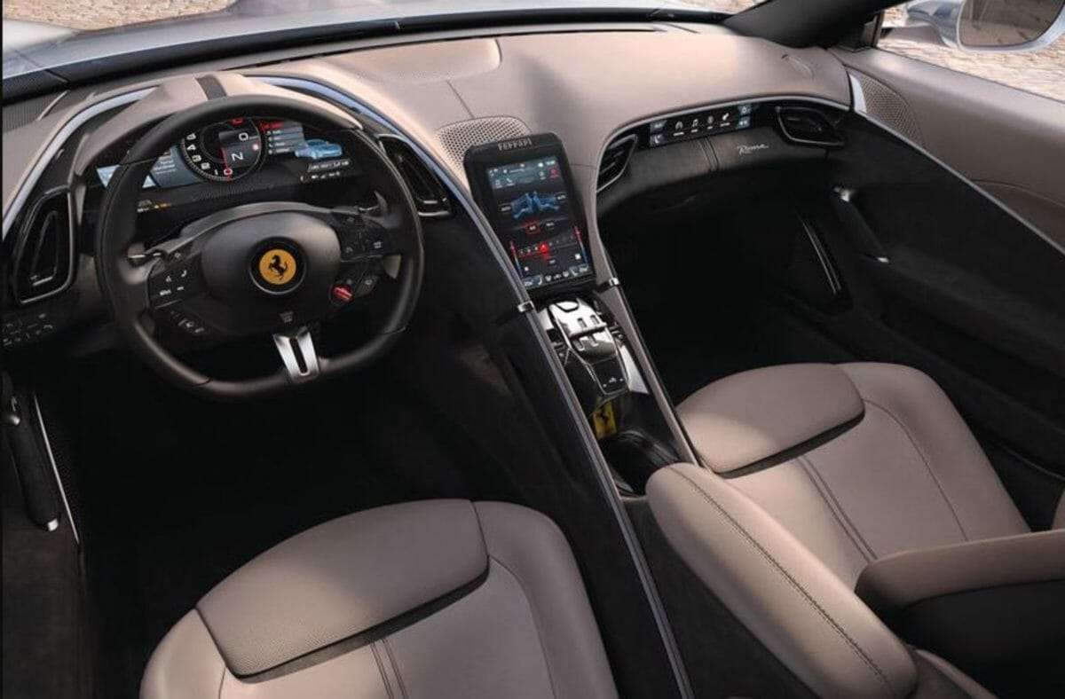 Ferrari Roma interiors