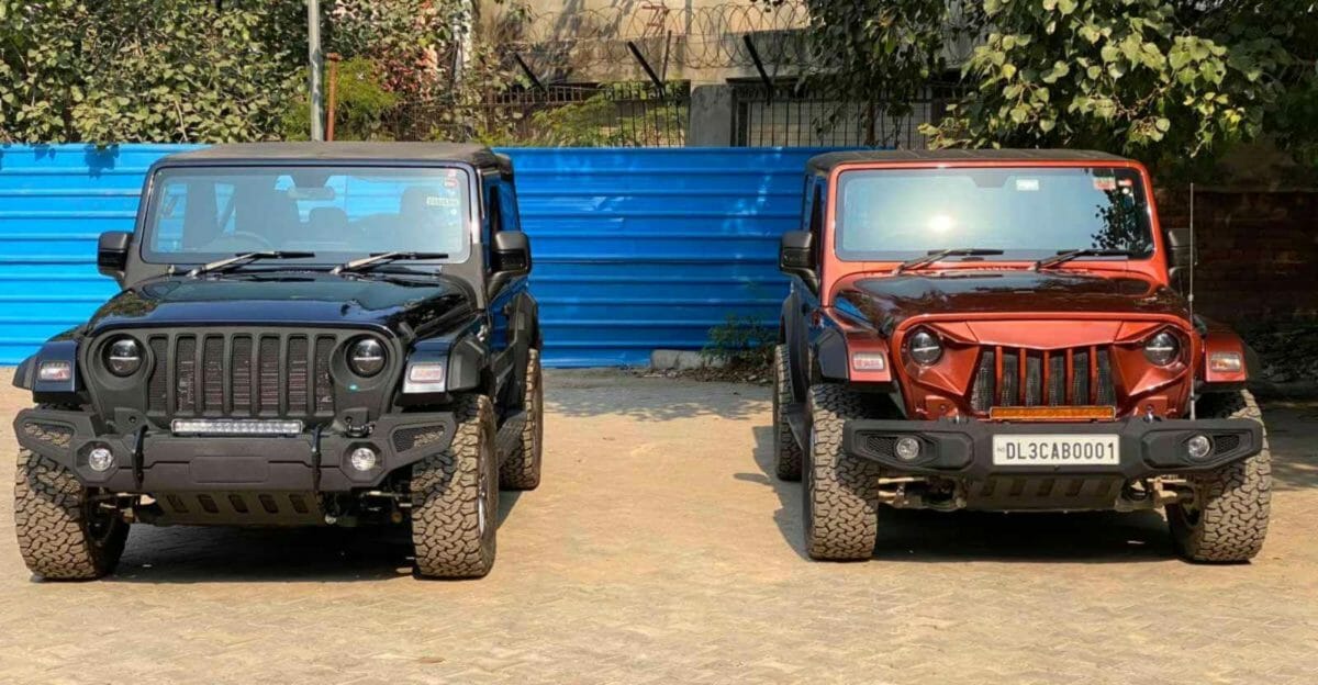 Mahindra Thar modified bimbra