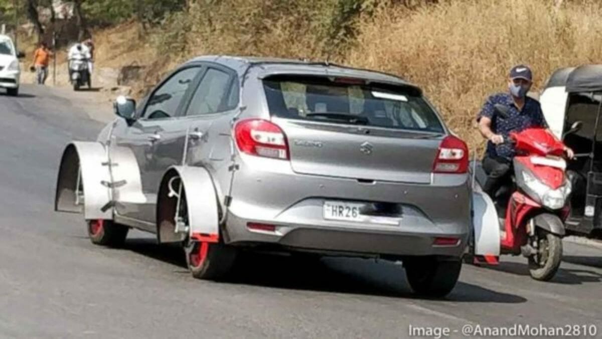 Maruti Suzuki Baleno 2021 spied