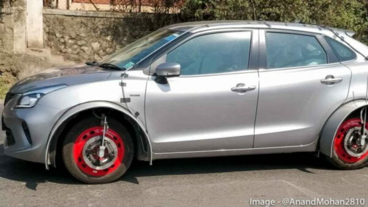 Maruti Suzuki Baleno 2021 spied (2)