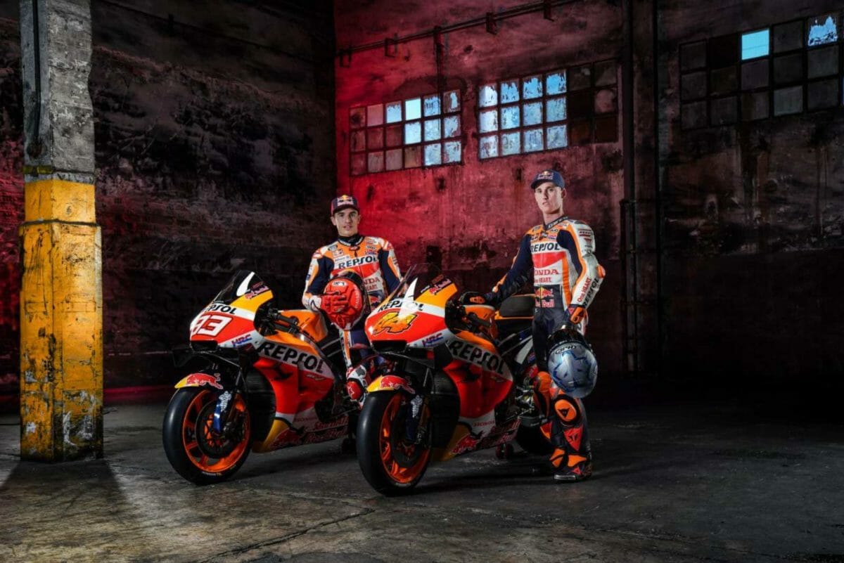 Repsol Honda riders Marc Marquez and Pol Espargaro