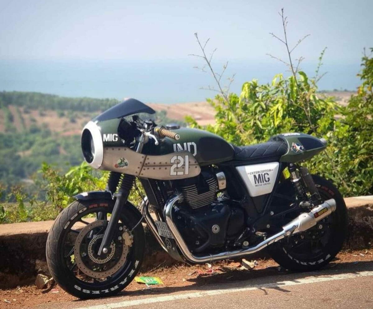 Royal Enfield Interceptor  modified