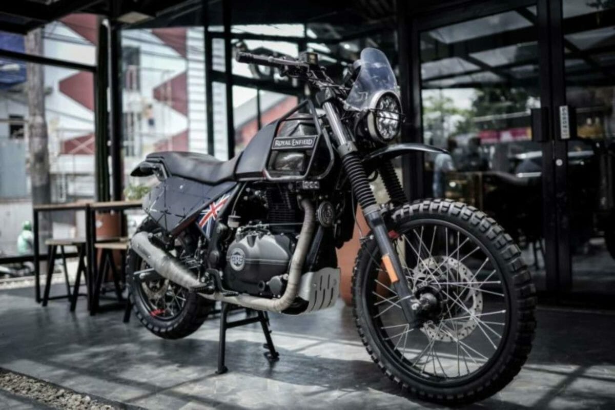 Smoked Garage Himalayan custom