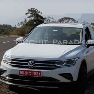 Volkswagen Tiguan facelift spied