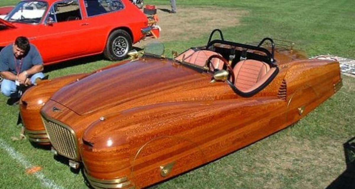 Wooden car