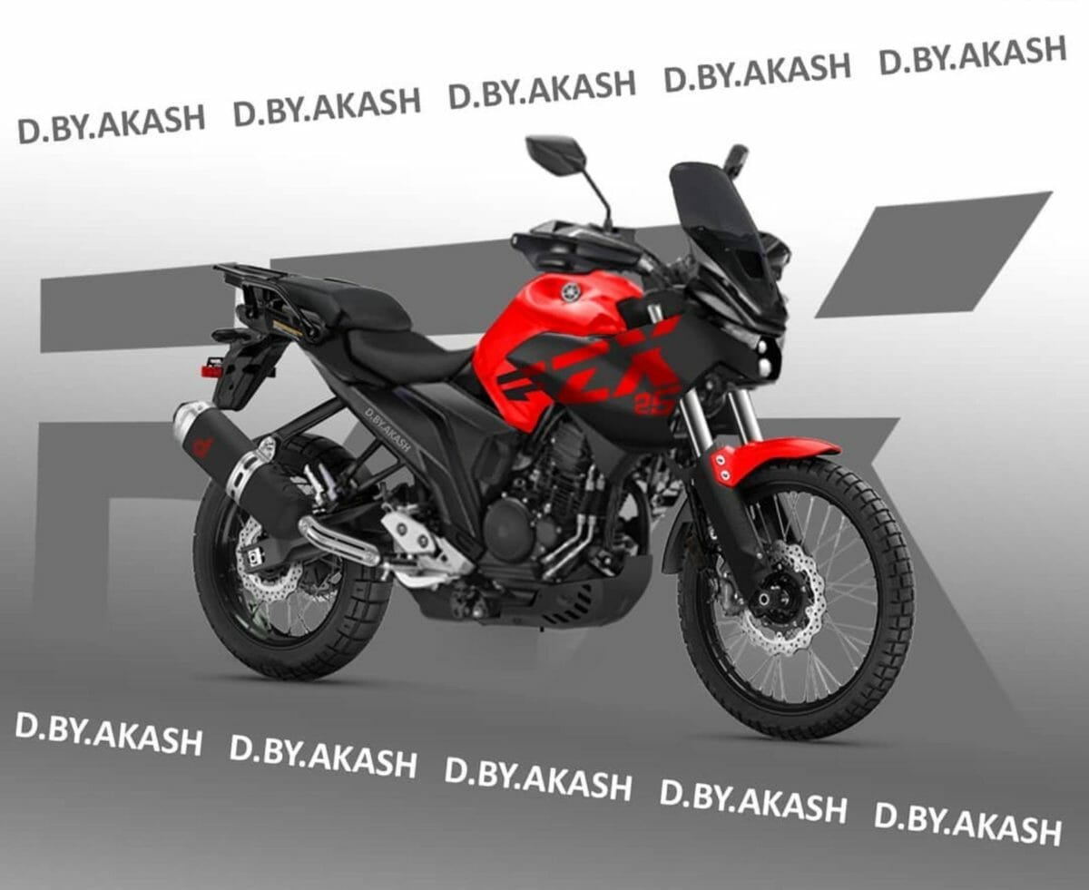 Yamaha FZ X rendered