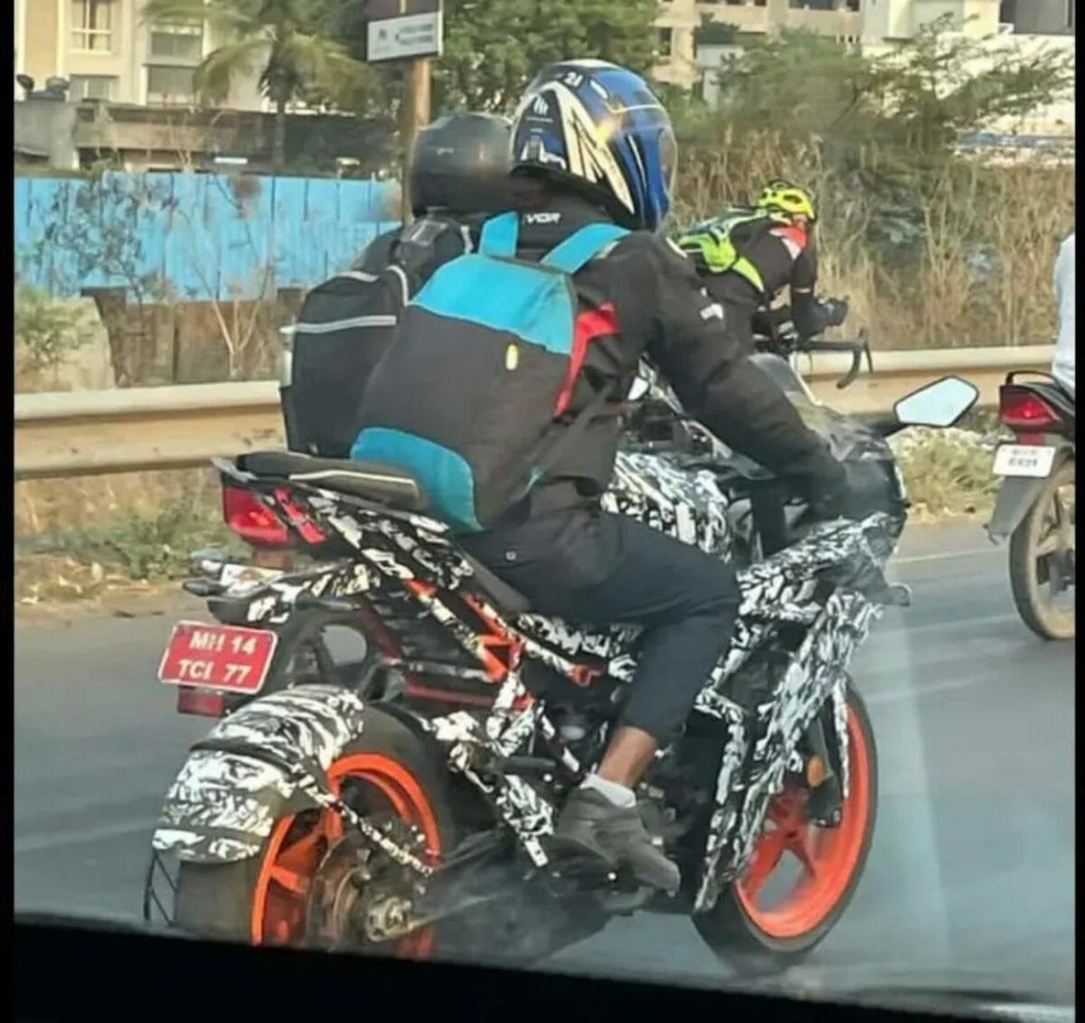 2021 KTM RC 200 spied