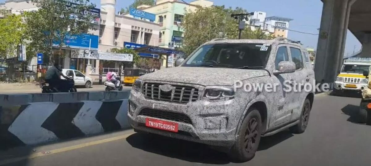 2021 Mahindra Scorpio front 3 quarters