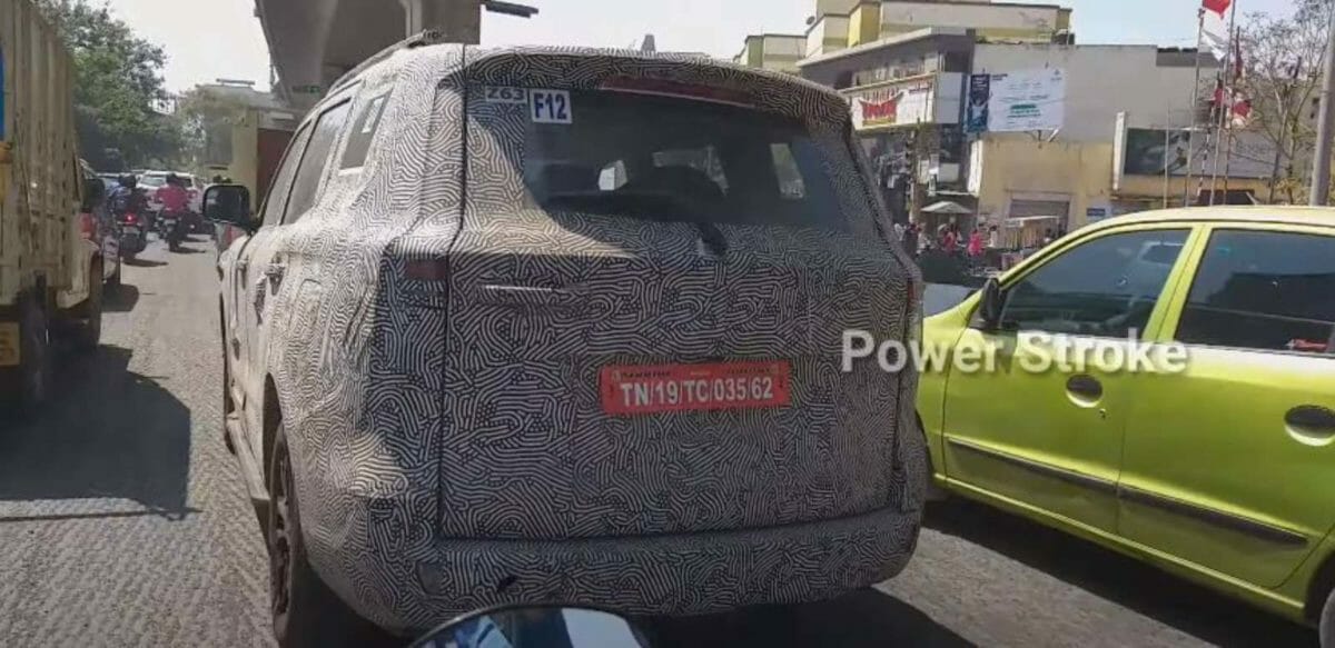 2021 Mahindra Scorpio rear 3 quarters