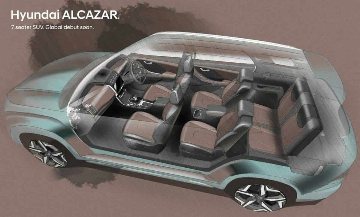 Hyundai Alcazar design sketches (2)