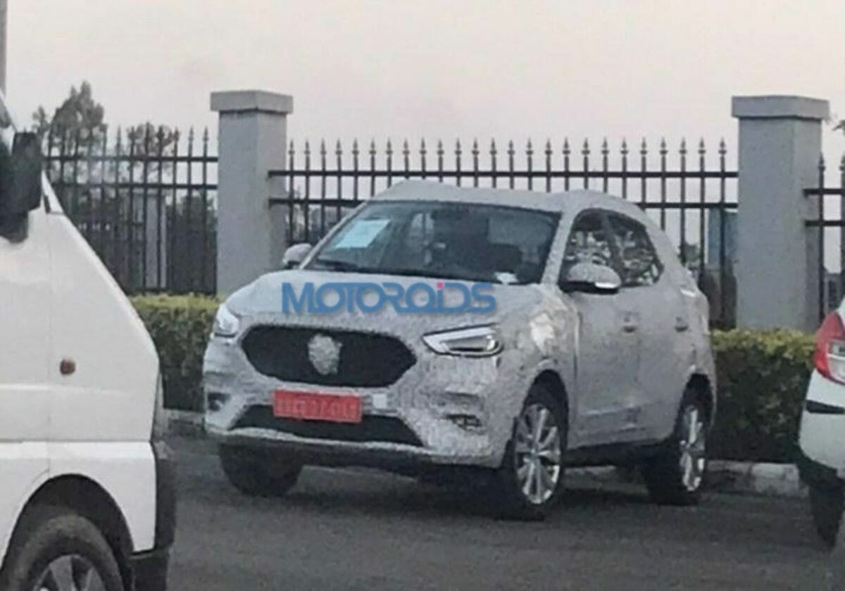 MG ZS Spied