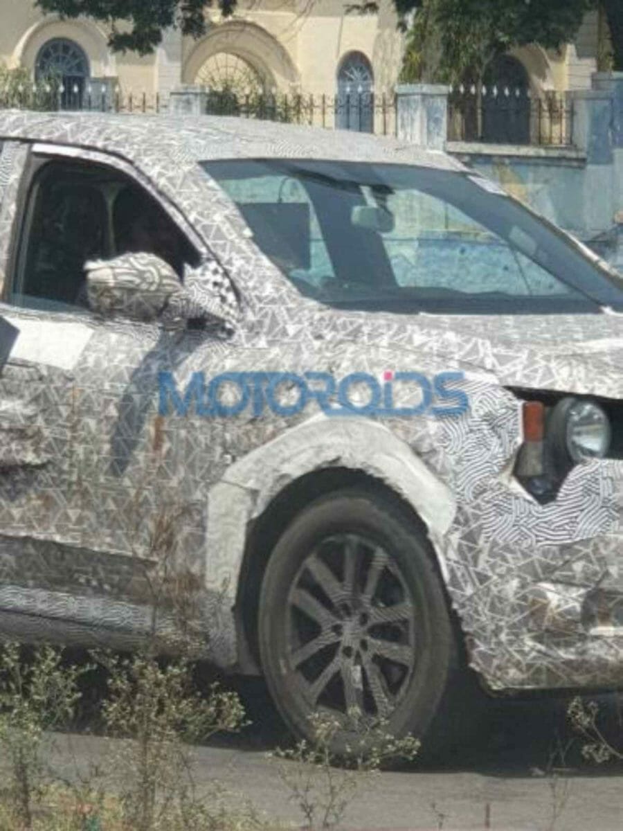 Mahindra XUV spied