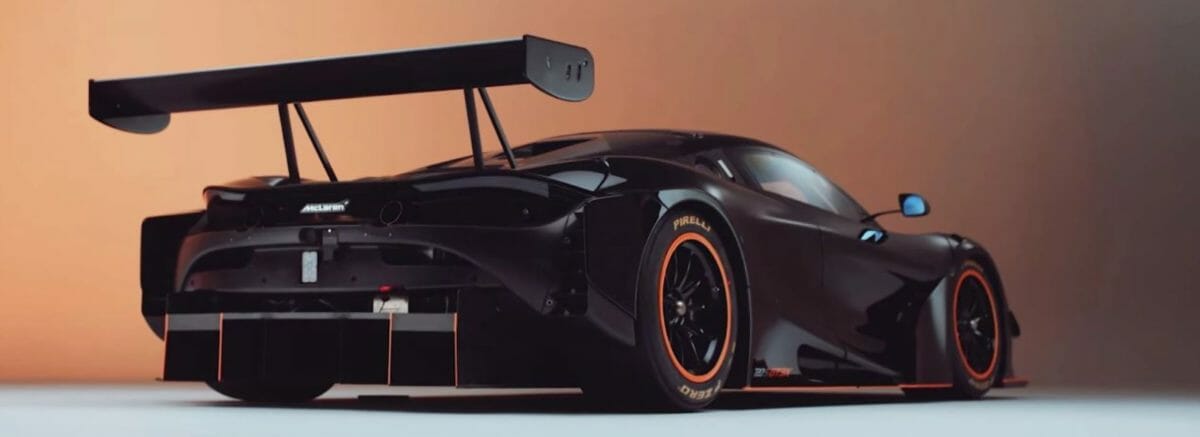 McLaren 720S GT3X rear 3 quarters