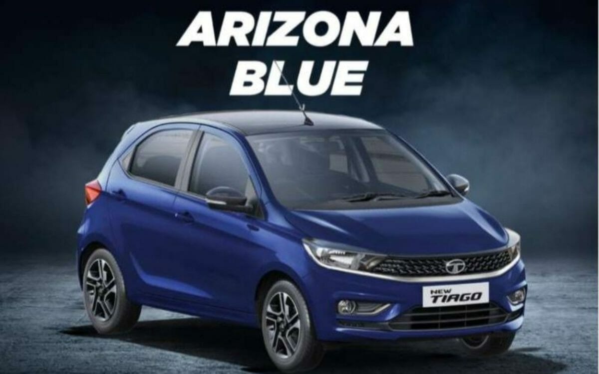 Tata Tiago Arizona Blue colour