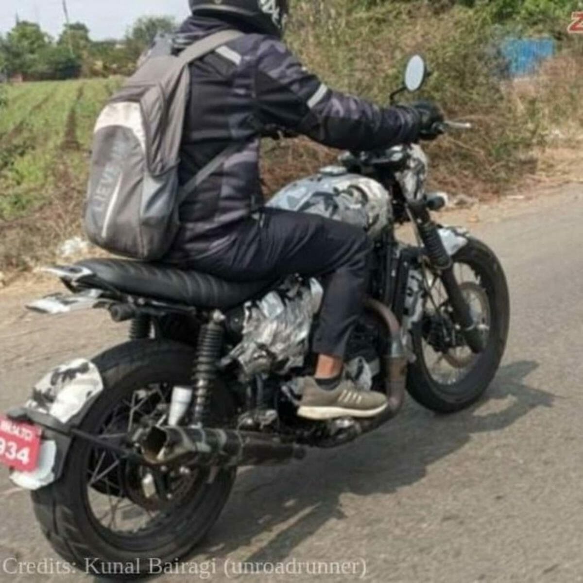 Yezdi scrambler spied