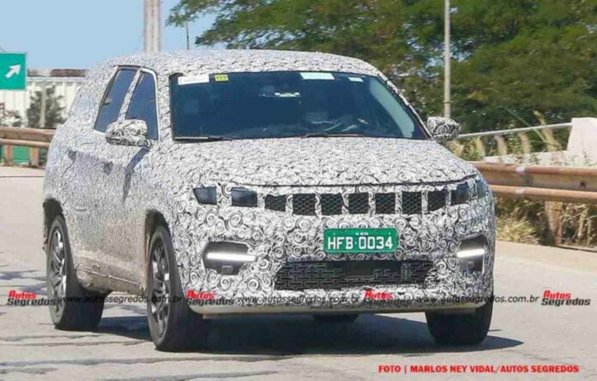 Jeep  seater SUV spied