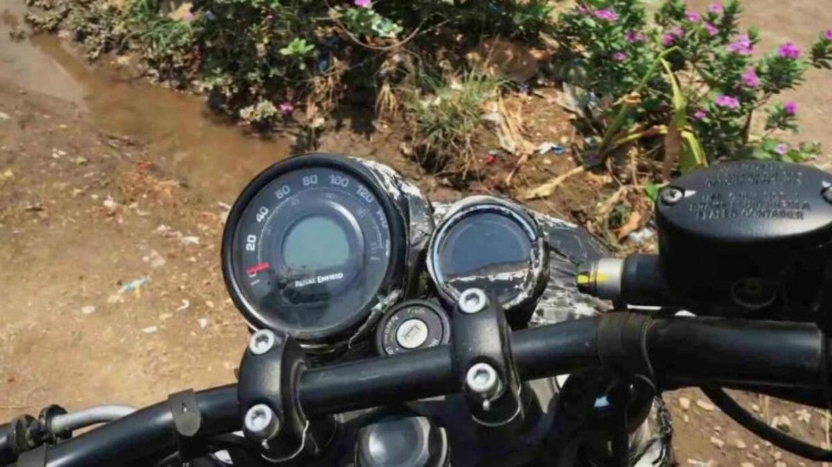 Royal enfield hunter 350 spied (1)