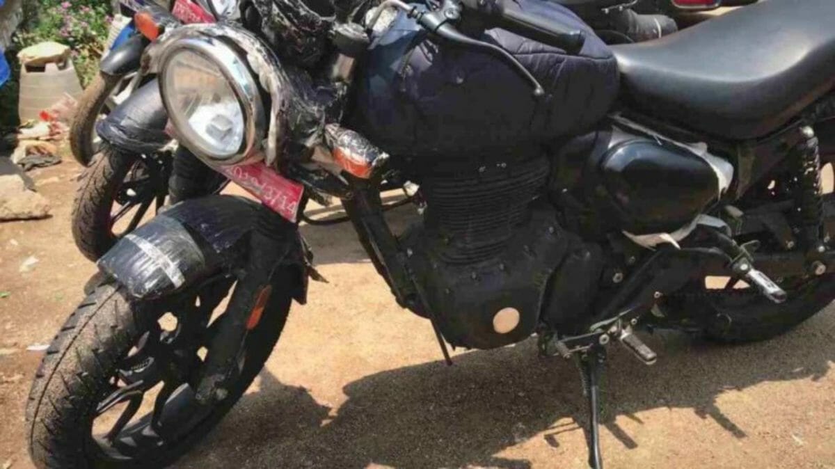 Royal enfield hunter 350 spied