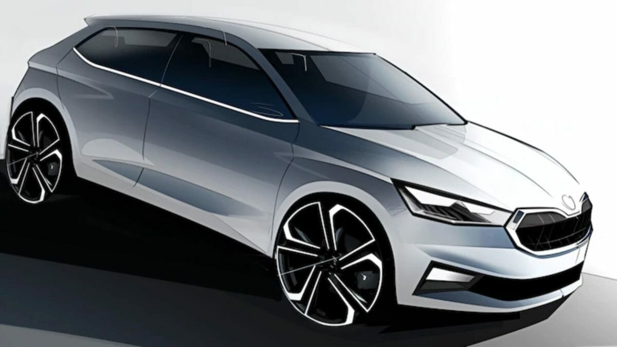 Skoda Fabia sketch (1)