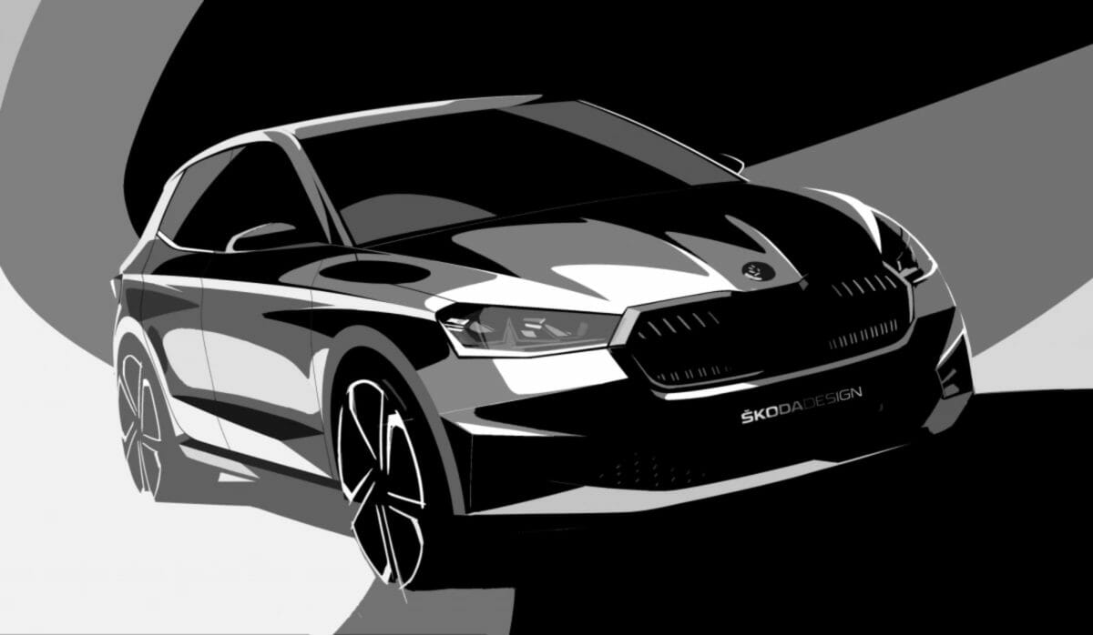 Skoda Fabia sketch (2)