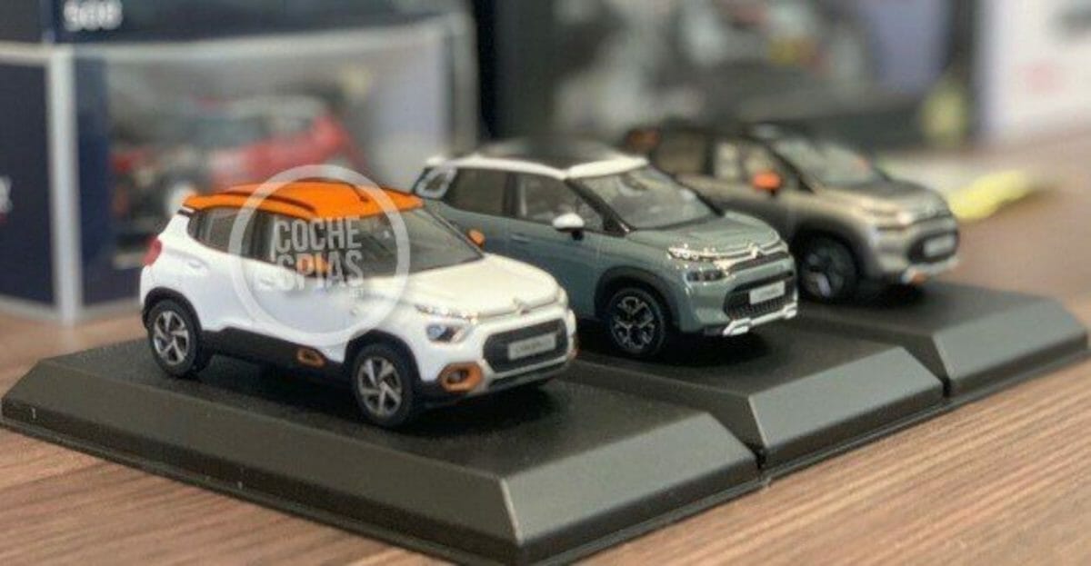 Citroen c3 scale model leaked (1)