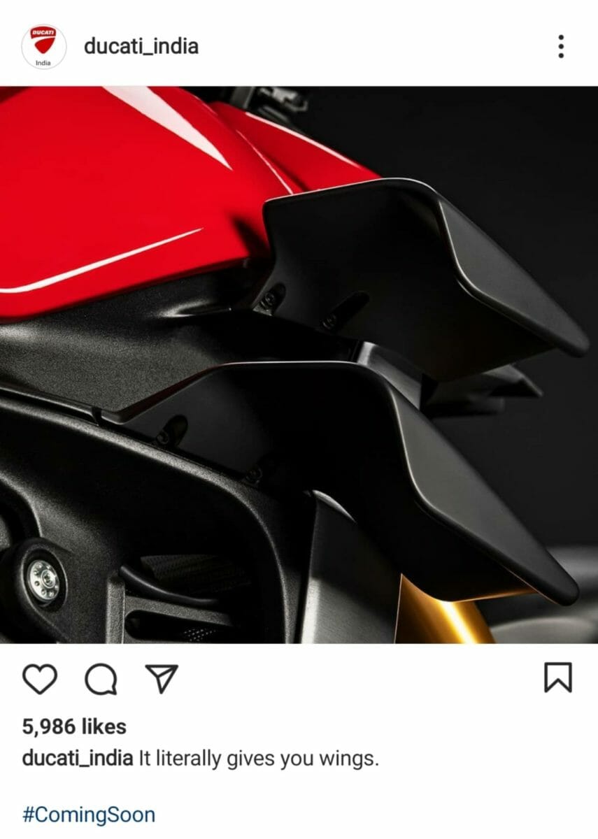 Ducati Streetfighter V4 teaser