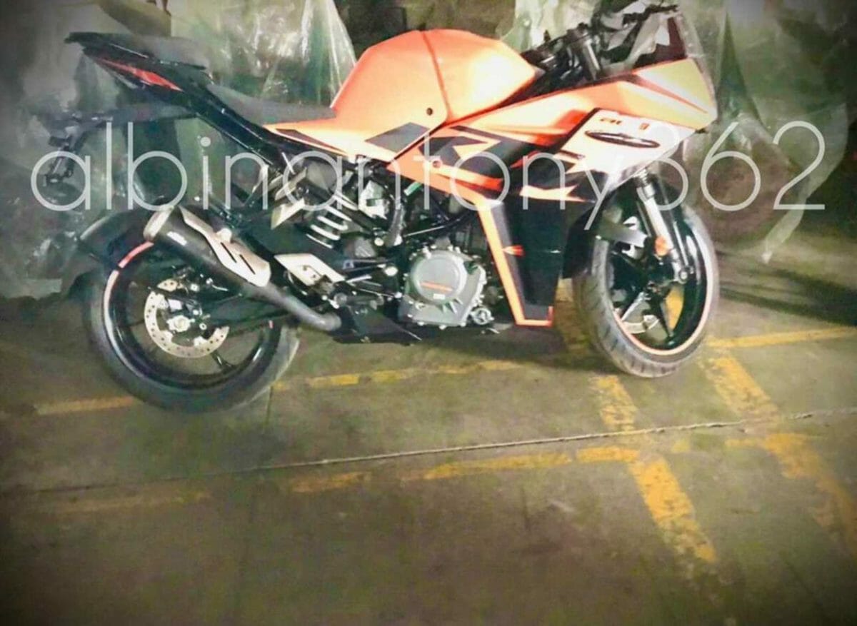 KTM RC  spied