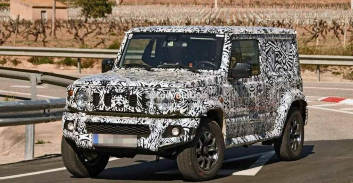 Suzuki Jimny LWB spied