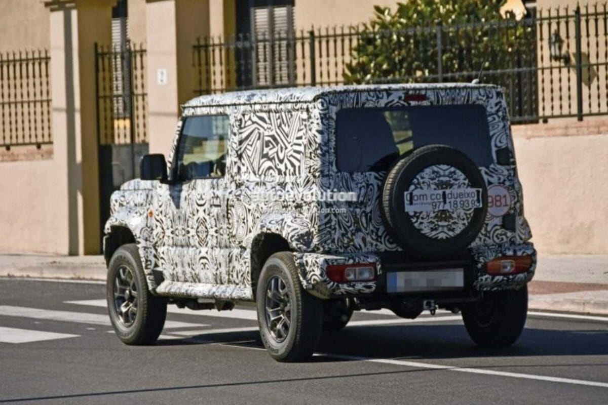 Suzuki Jimny LWB spied