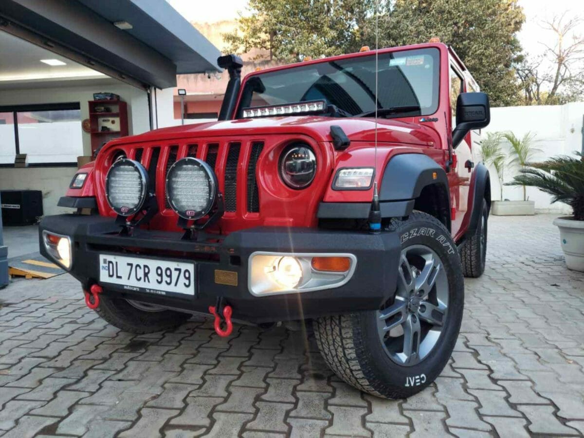 Azad Mahindra Thar front bumper