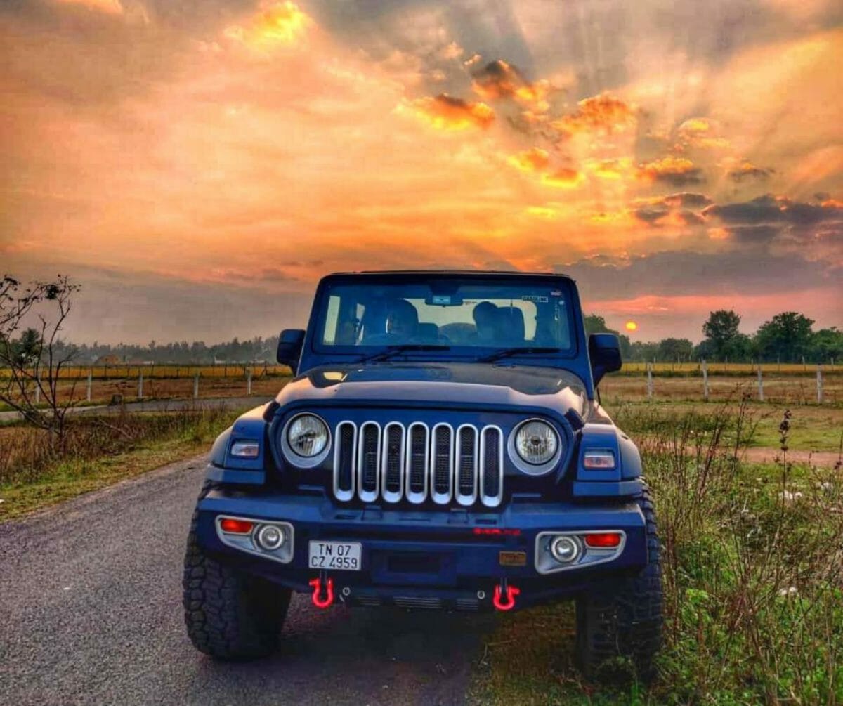 Azad 4×4 Mahindra Thar front grille