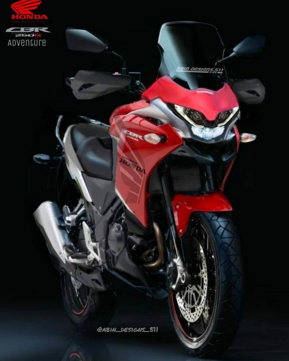 Honda CBRR adv tourer render