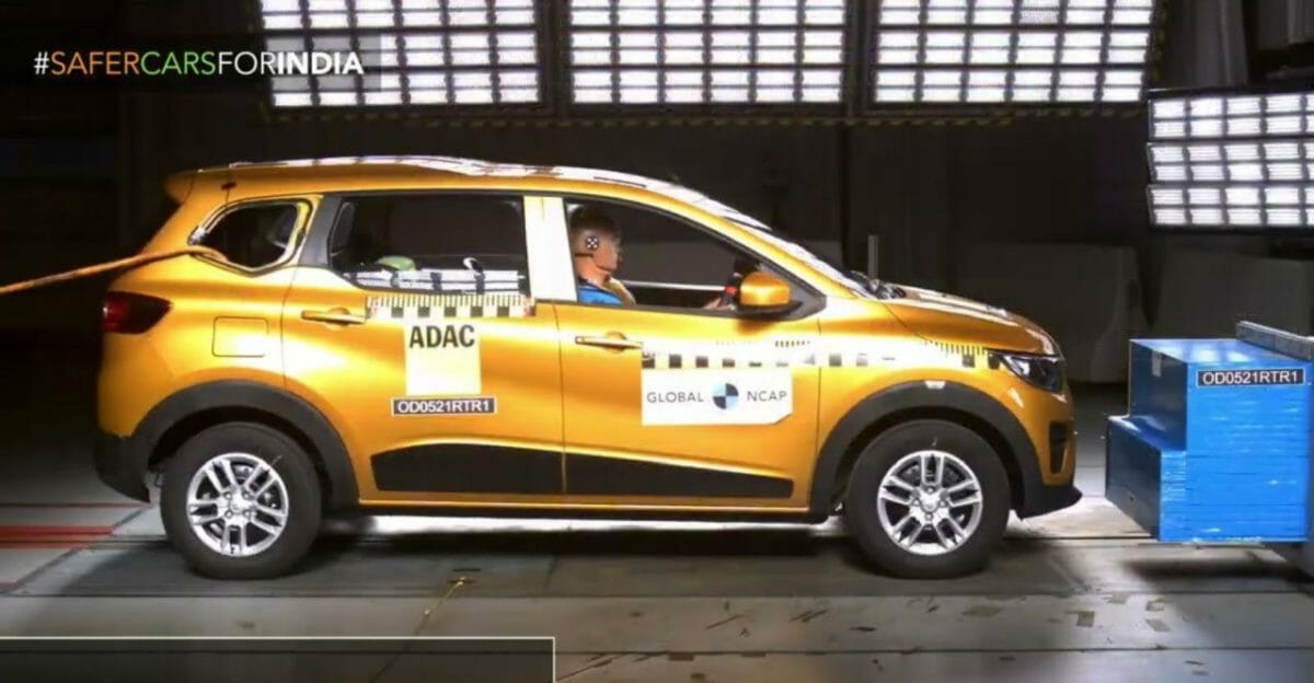 Renault triber crash test