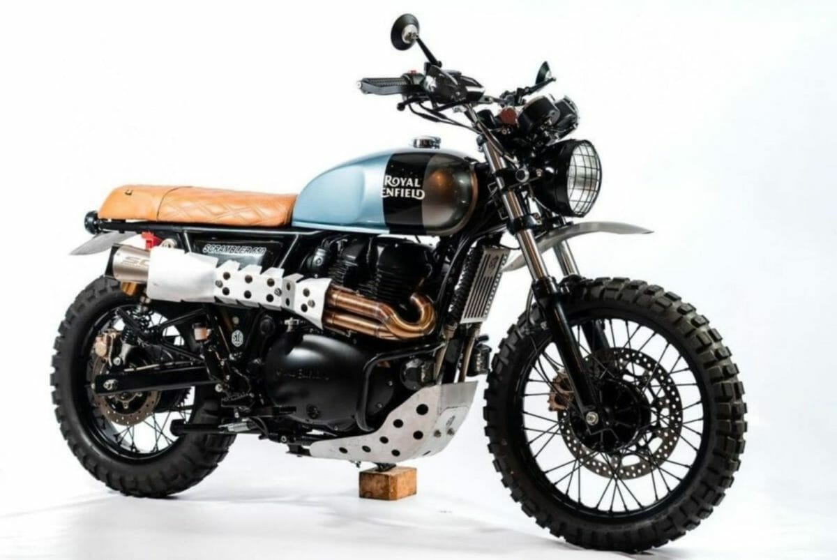 Royal Enfield modified scrambler