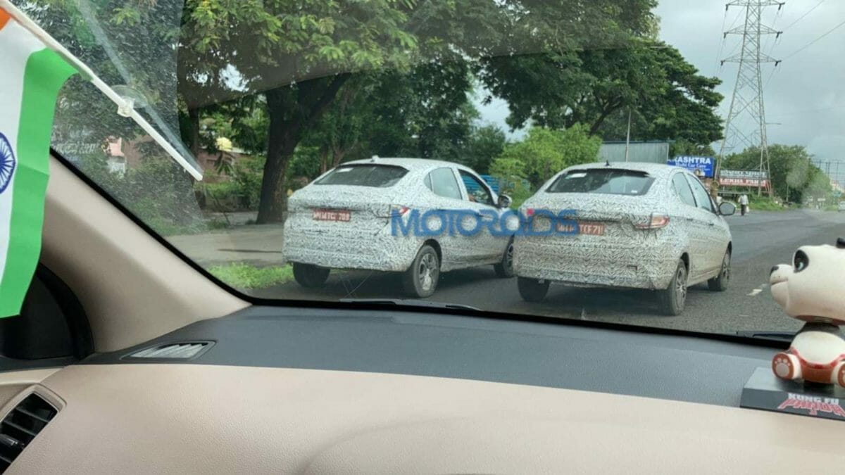 Tata Tigor Turbo Spied