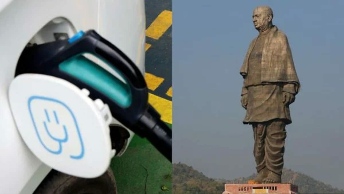 statue of unity electric vehicle