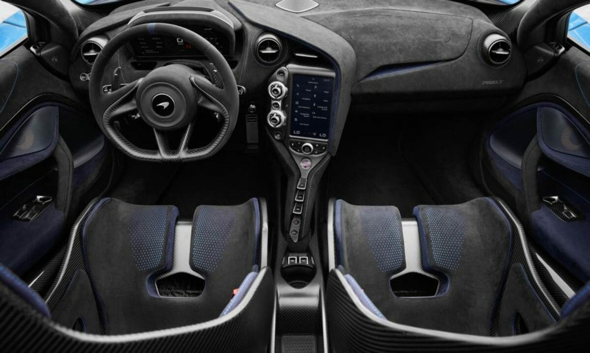 2022 mclaren 765lt spider interior