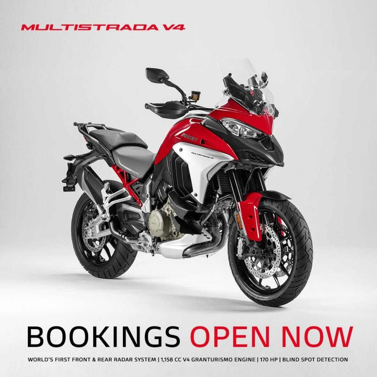 Ducati multistrada v bookings