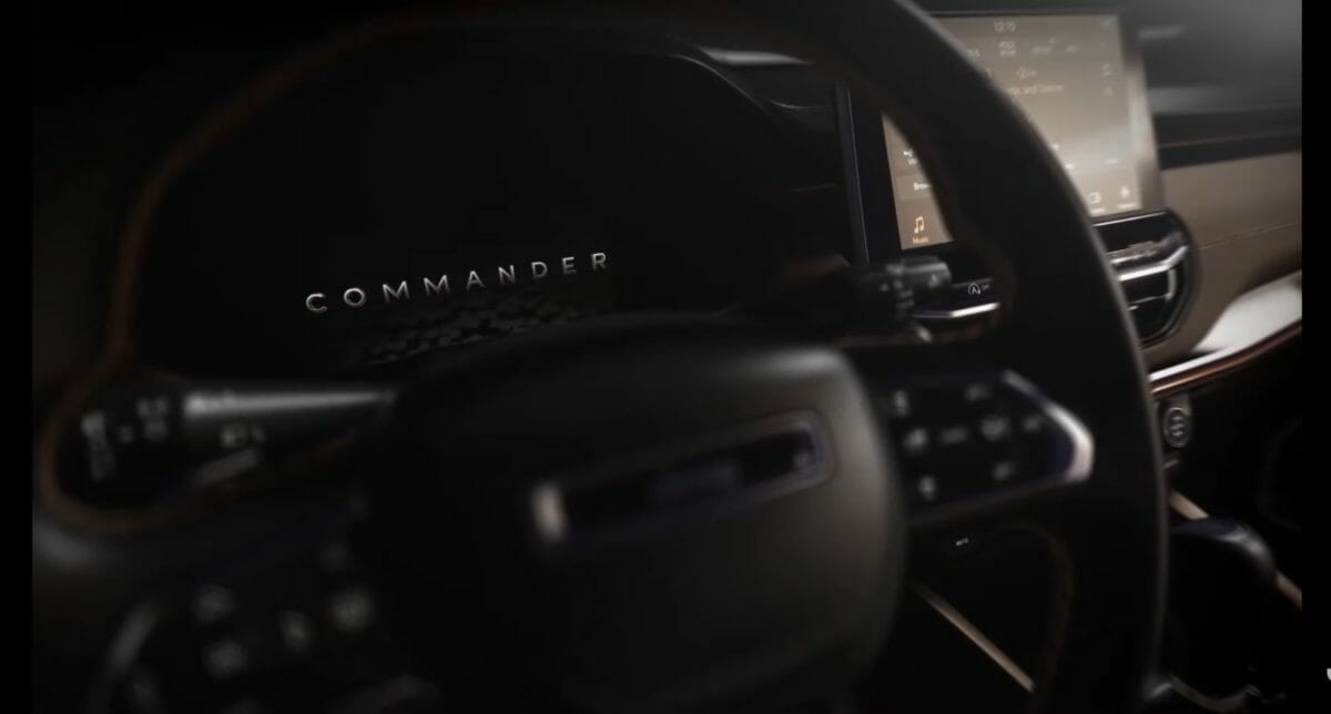 Jeep 7 seater SUV interior teased