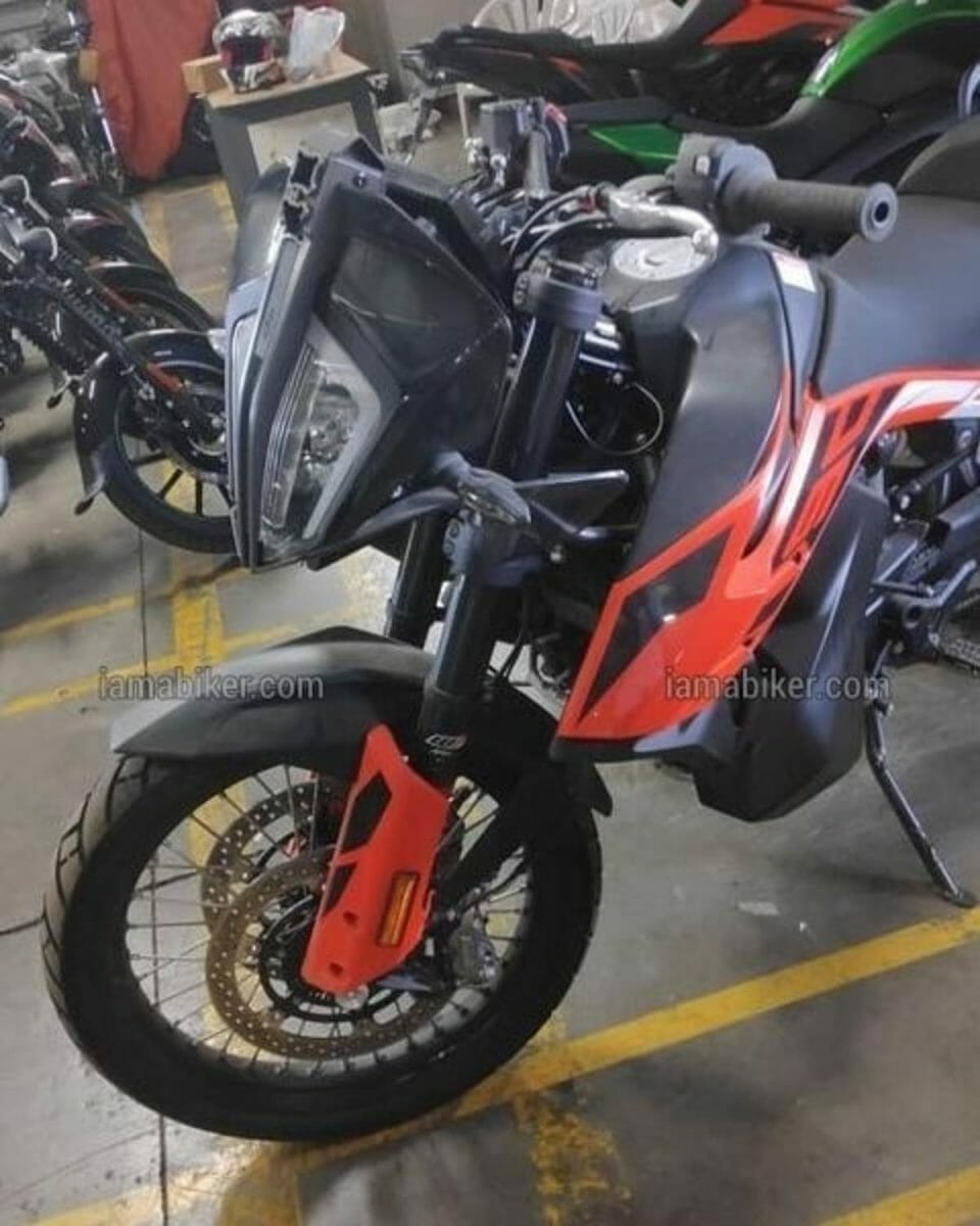 KTM  Adventure spy shots