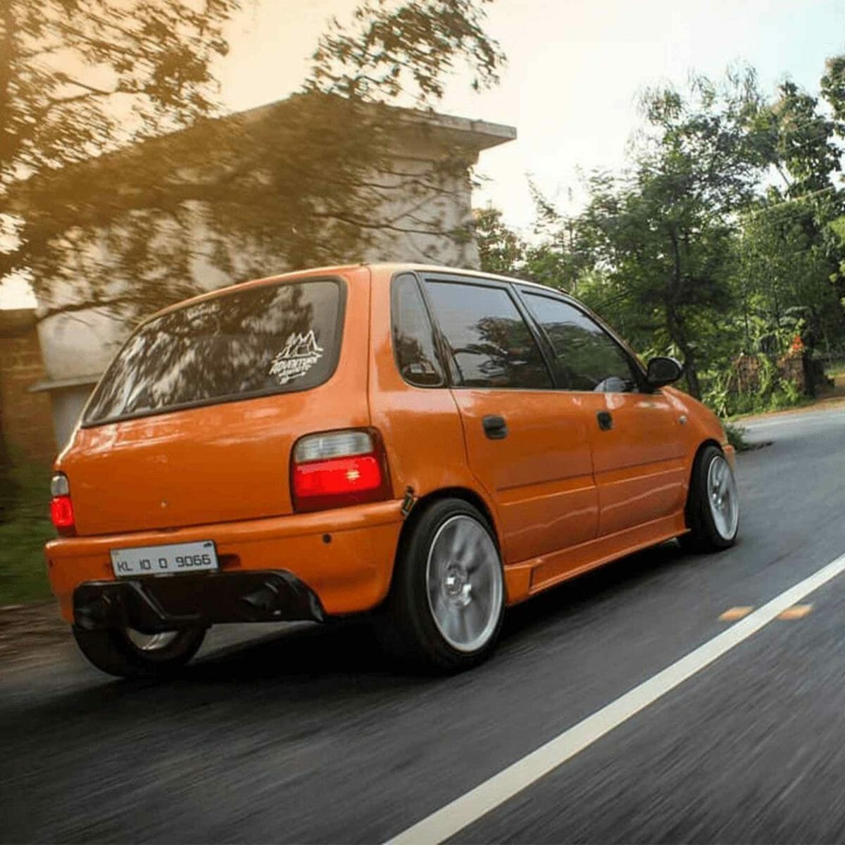 Modified orange zen rear