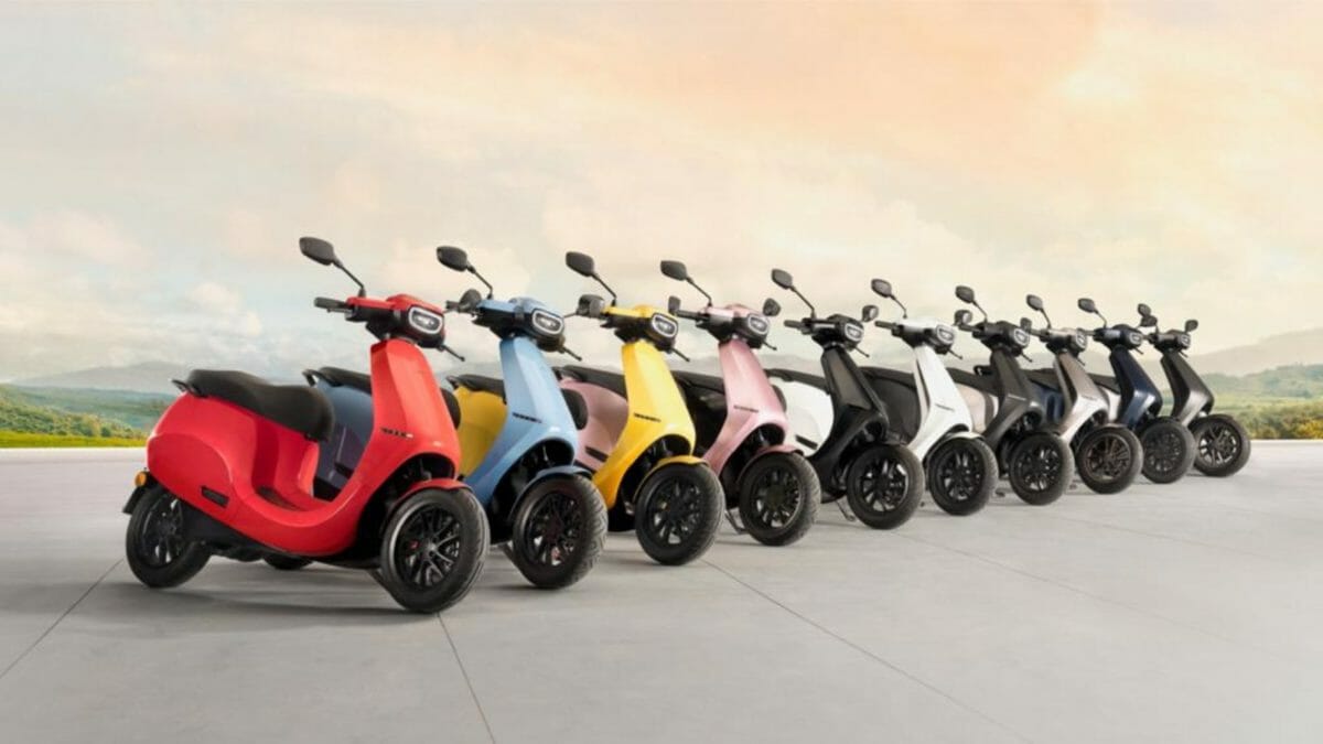 Ola electric scooter colours