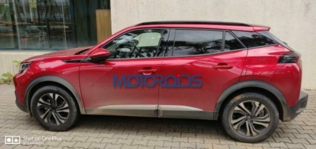 Peugeot 2008 spied